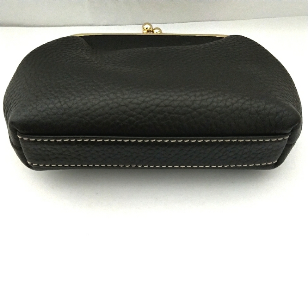 !SOLD! Dooney Black Leather Frame Wallet - Picture 5 of 6